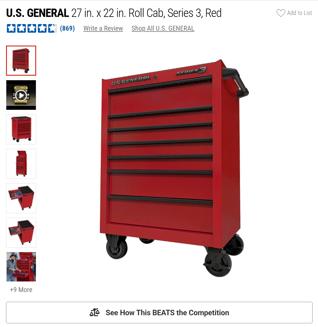 HF3-27 Welding Top 5/8 Holes (HF 3 Series 27" Tool Box)