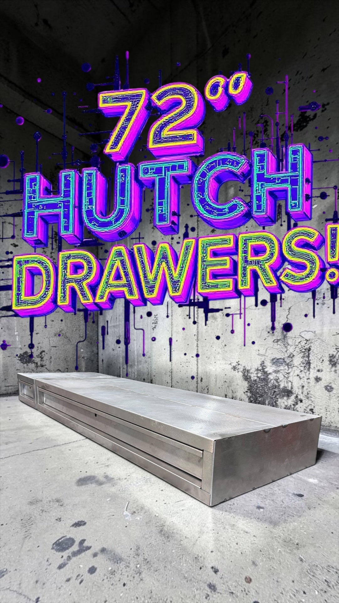 HF 72" Hutch Drawers