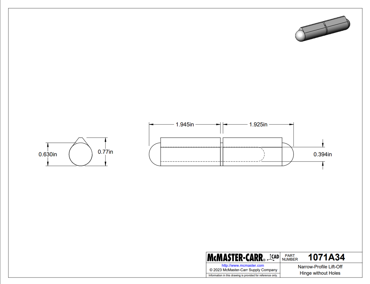 4" Bullet Hinge Jig Kit (2 pack)