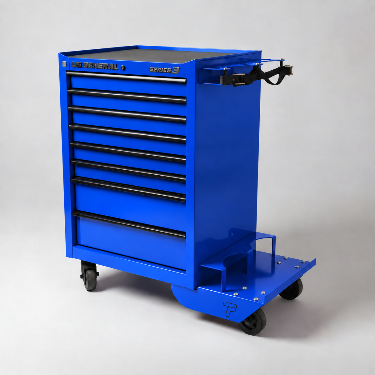 HF Series 3 Cart - Dual Tank Welding Cart Kit - Harbor Freight Blue Powder Coat