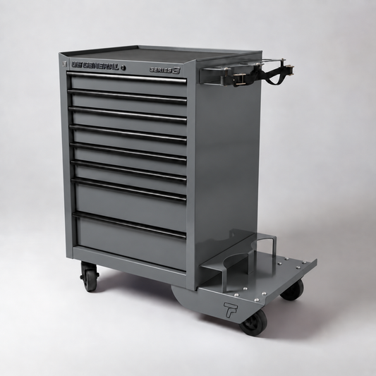HF Series 3 Cart - Dual Tank Welding Cart Kit - Harbor Freight Grey Powder Coat