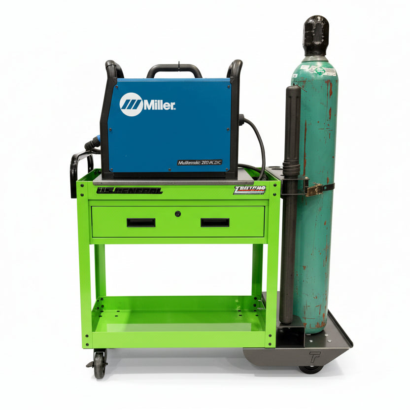 HF 30" Single Drawer Tech Cart- Single Tank Welding Cart Kit