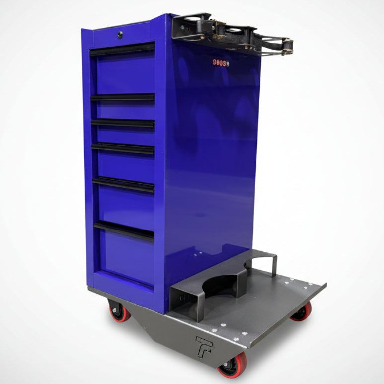 HF End Cabinet Kit Dual Tank (With Casters)