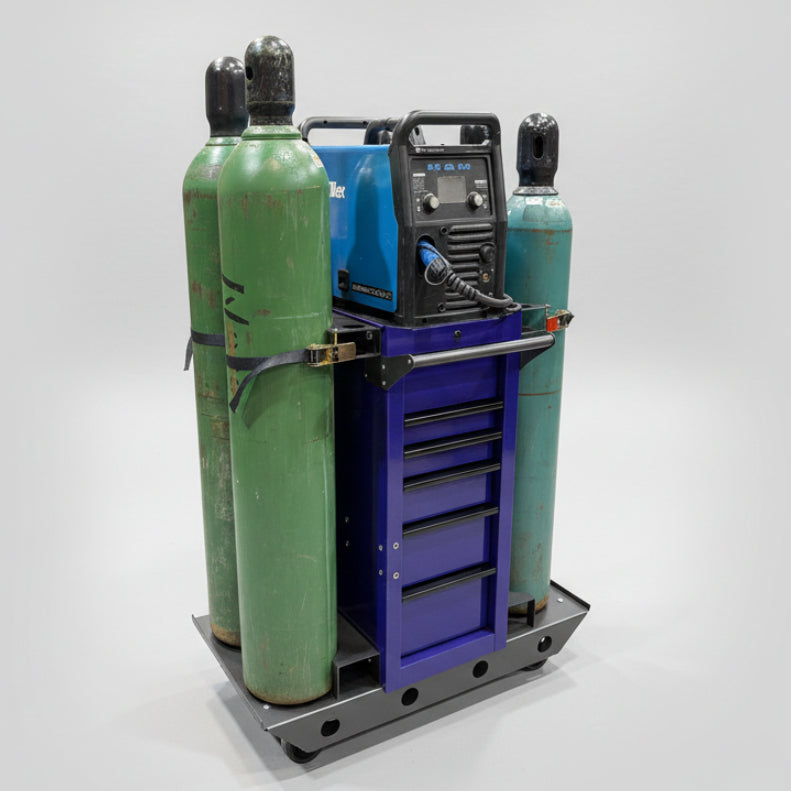HF End Cabinet Kit Quad Tank (No Casters)