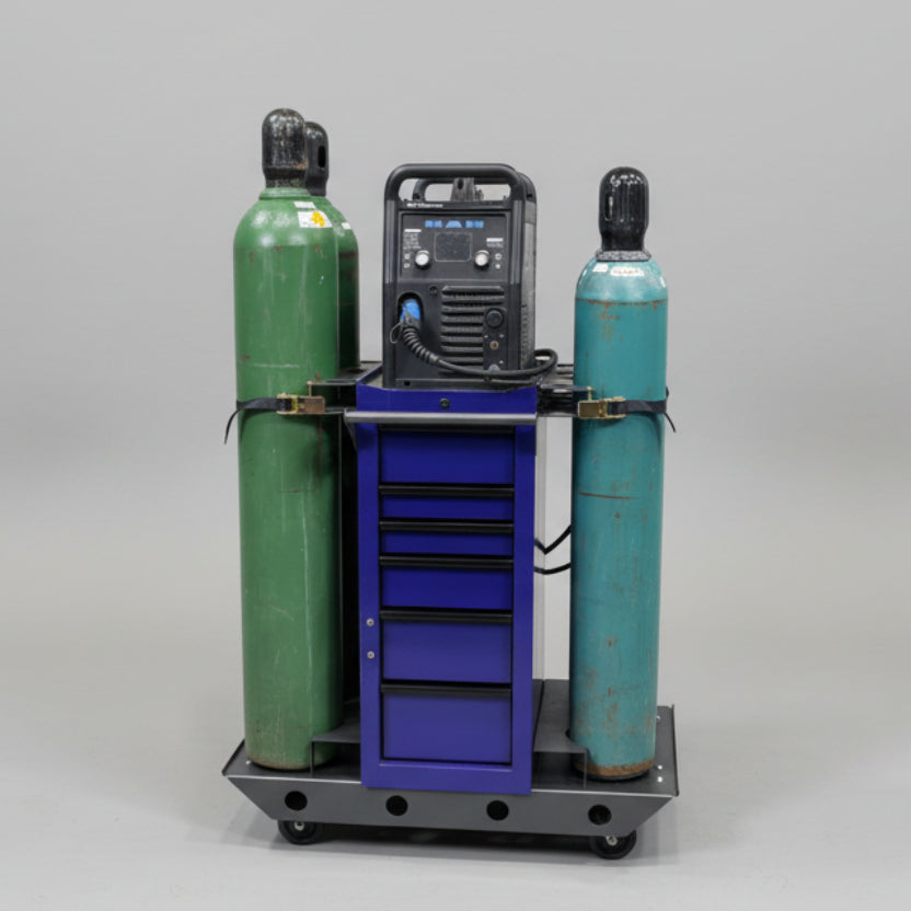 HF End Cabinet Kit Quad Tank (No Casters)