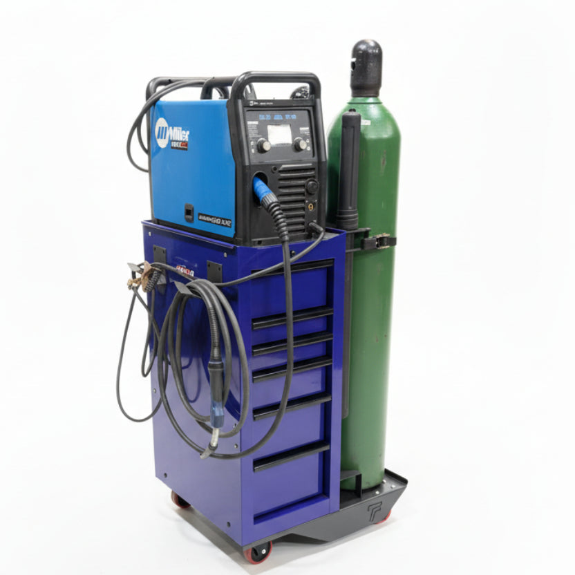 HF End Cabinet Kit Dual Tank (With Casters)