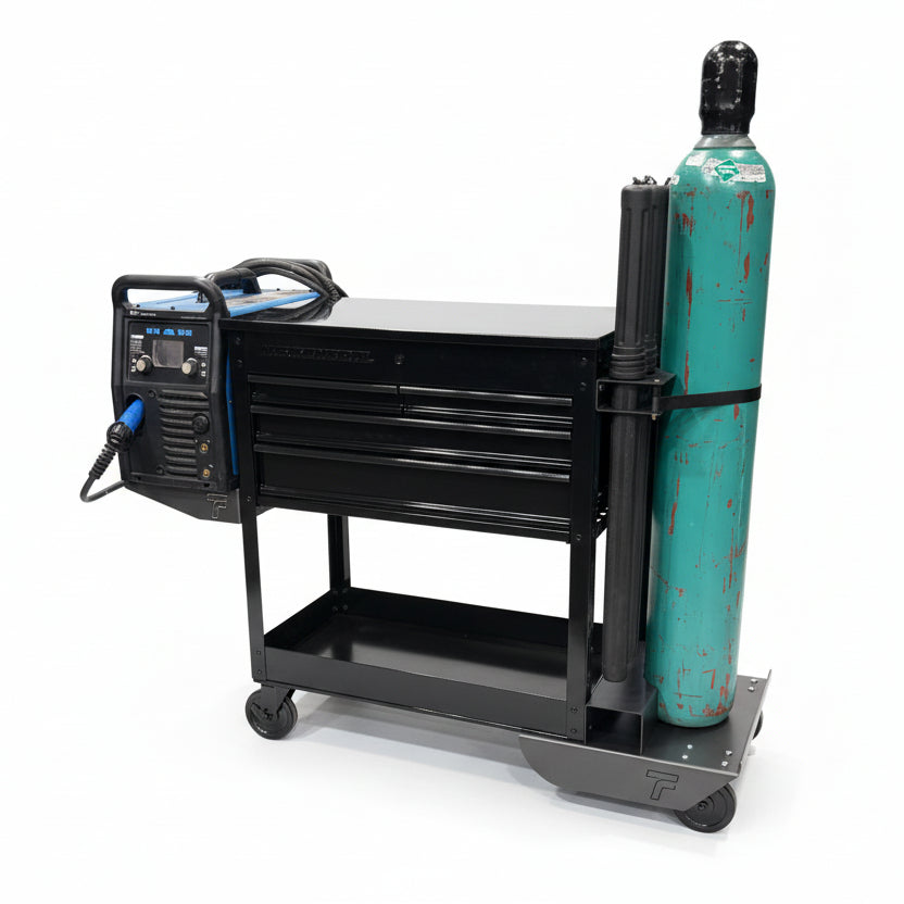 HF 4 Drawer Tech Cart- Single Tank Welding Cart Kit
