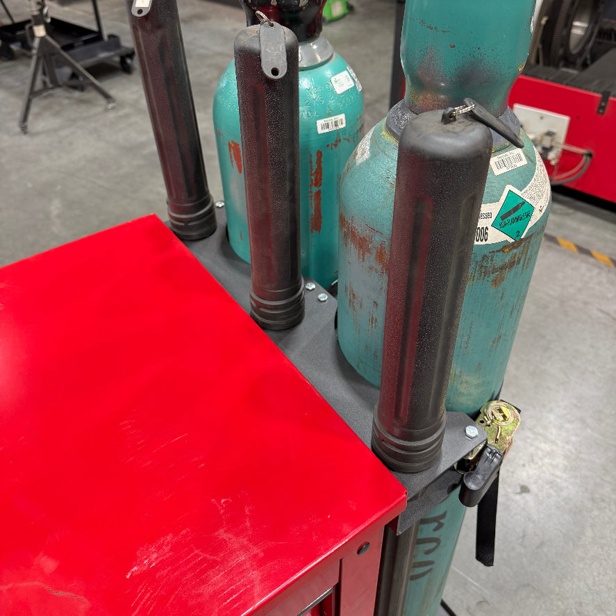 HF 5 Drawer Mechanics Cart - Dual Tank Welding Cart Kit
