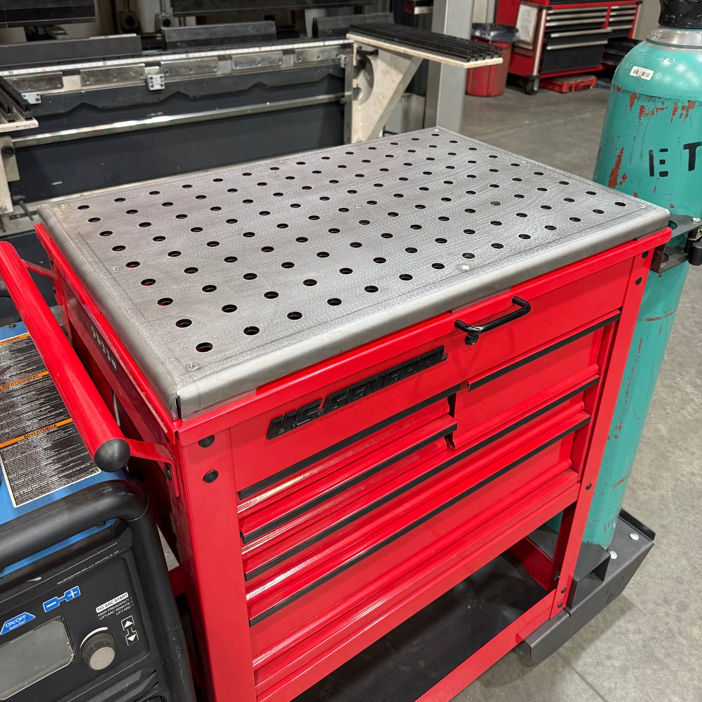 HF5-3/4 Welding Top (HF 5 Drawer Mechanics Cart)