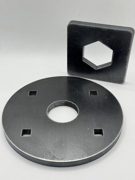 Adjustable Caster Plate - Set of 4 Unassembled
