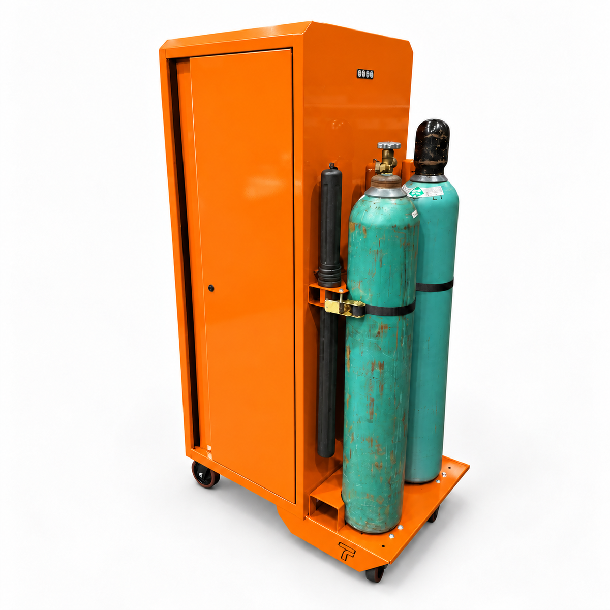 HF Locker - Dual Tank Welding Cart Kit - Harbor Freight Orange Powder Coat