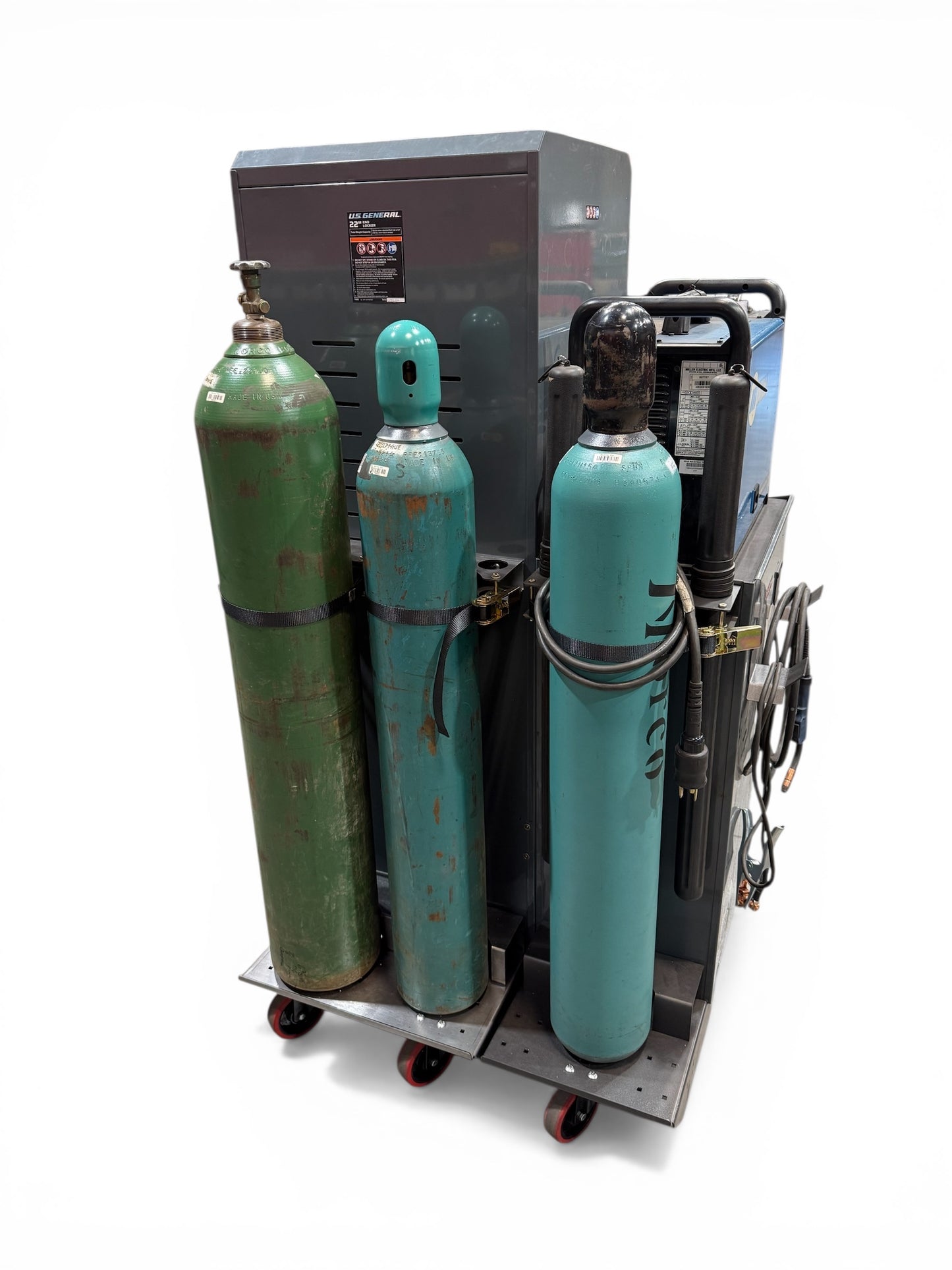 HF Locker Dual Tank Kit with End Cabinet Single Tank Kit
