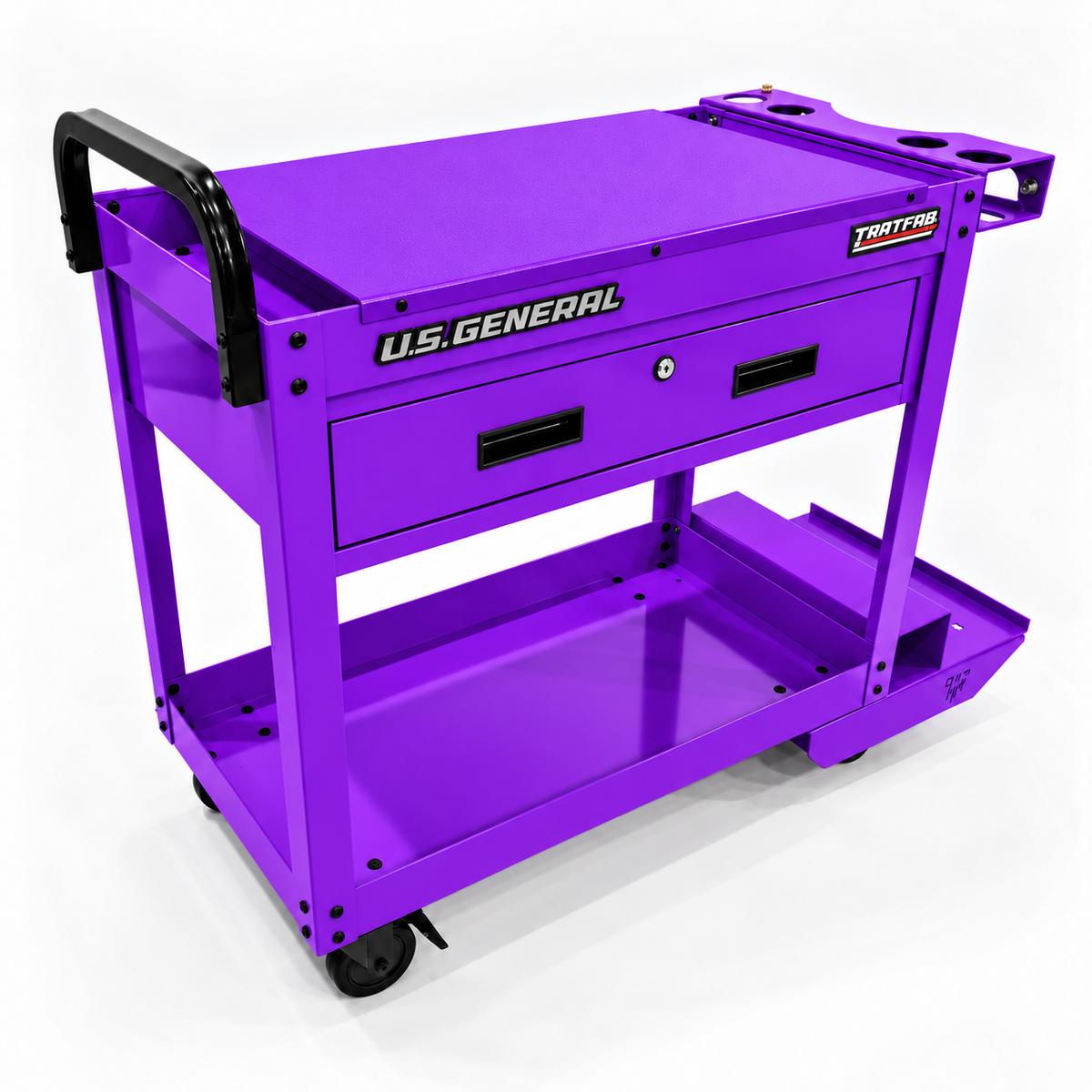 HF 30" Single Drawer Tech Cart - Single Tank Welding Cart Kit - Harbor Freight Purple Powder Coat