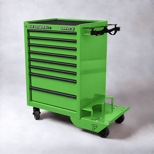 HF Series 3 Cart - Dual Tank Welding Cart Kit - Harbor Freight Green Powder Coat