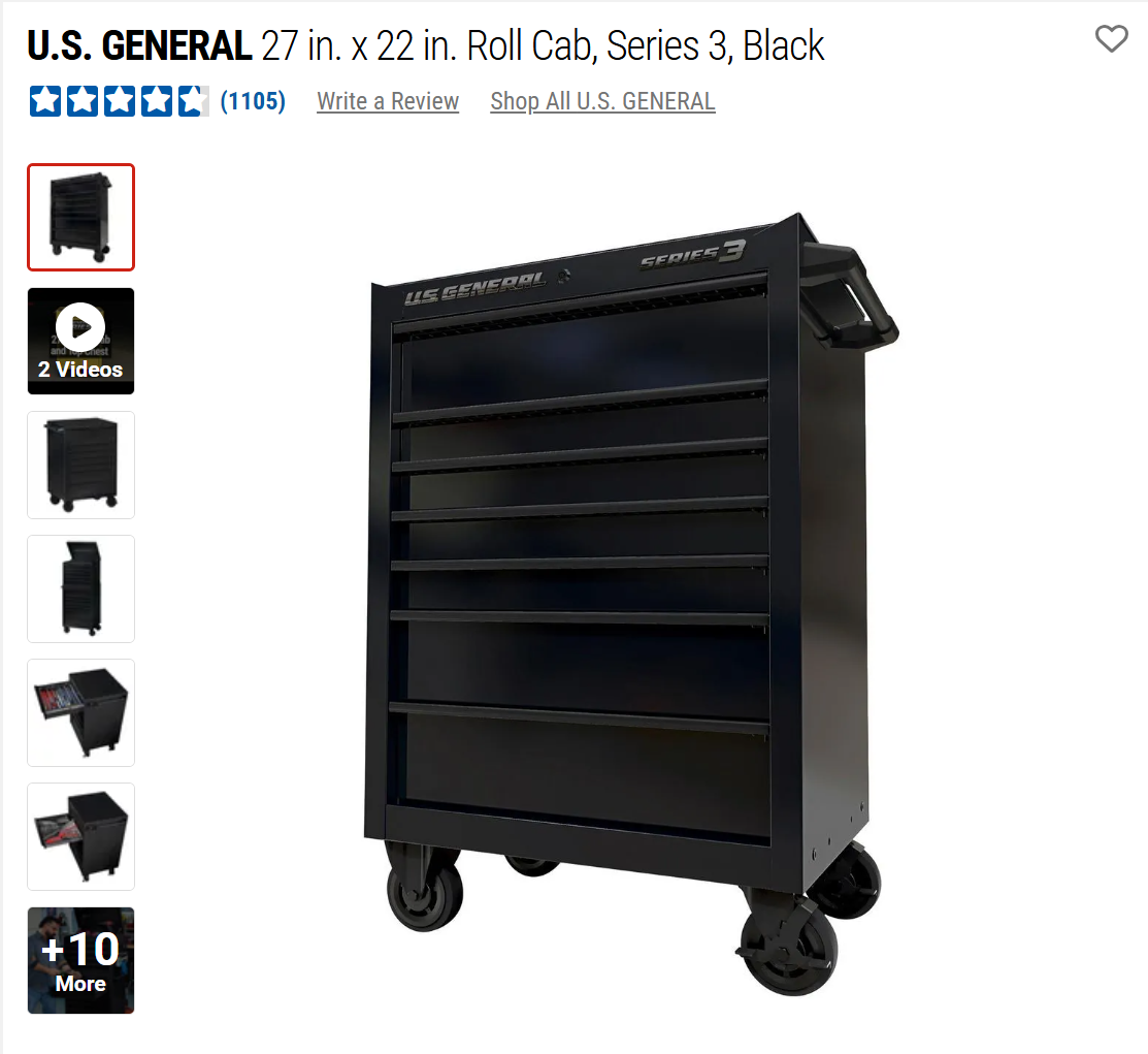 HF Series 3 Cart - Dual Tank Welding Cart Kit - Harbor Freight Black Powder Coat