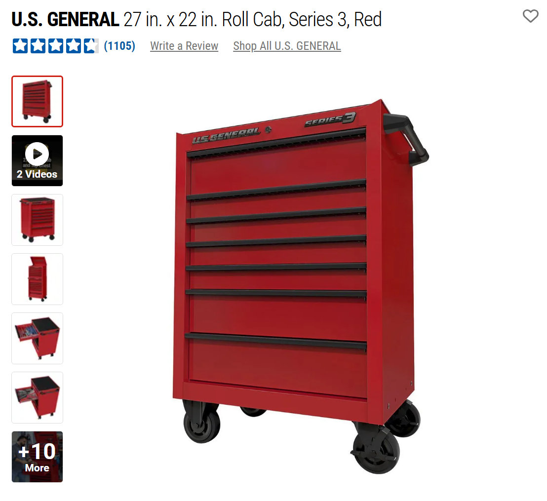 HF Series 3 Cart - Dual Tank Welding Cart Kit - Harbor Freight Red Powder Coat