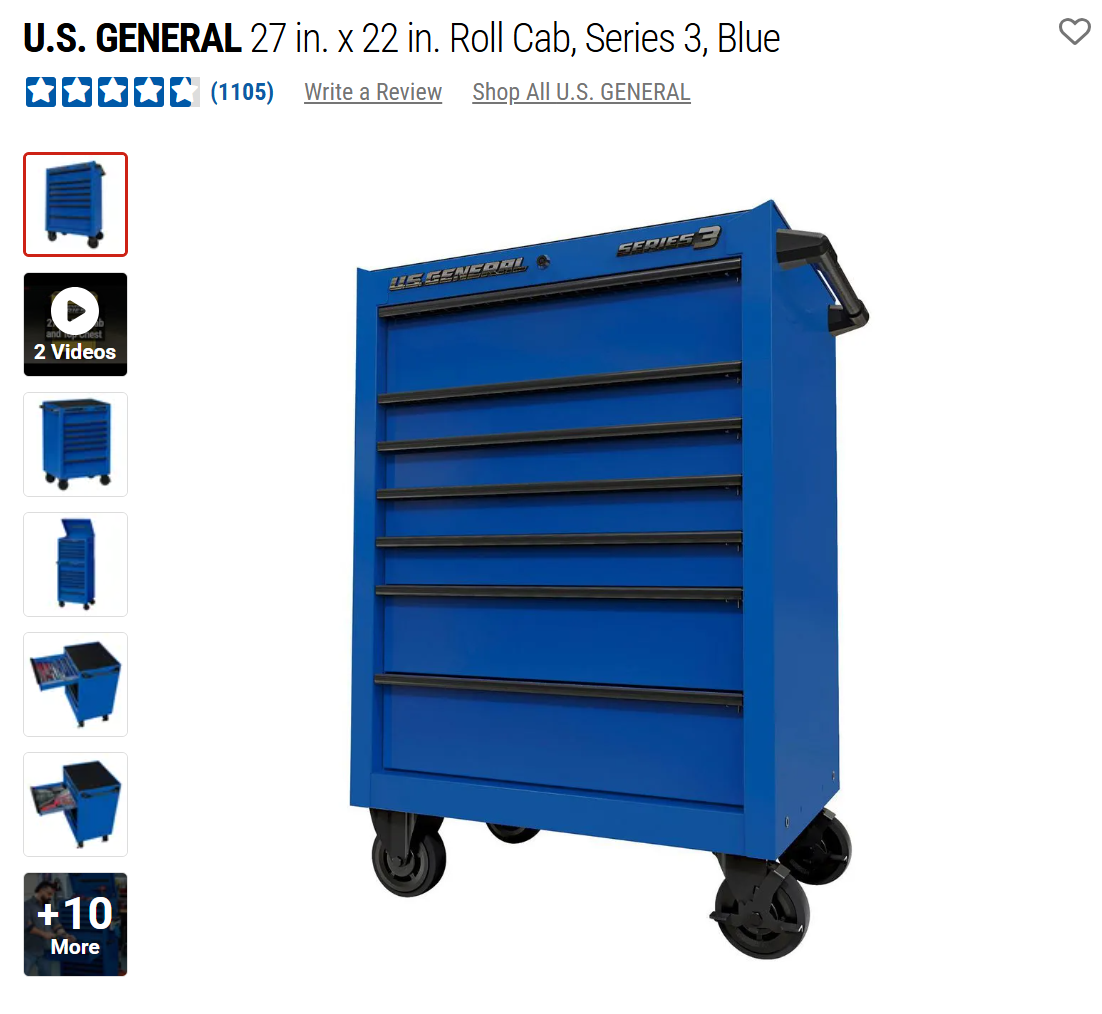 HF Series 3 Cart - Dual Tank Welding Cart Kit - Harbor Freight Blue Powder Coat