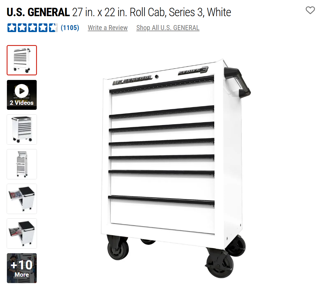 HF Series 3 Cart - Dual Tank Welding Cart Kit - Harbor Freight White Powder Coat