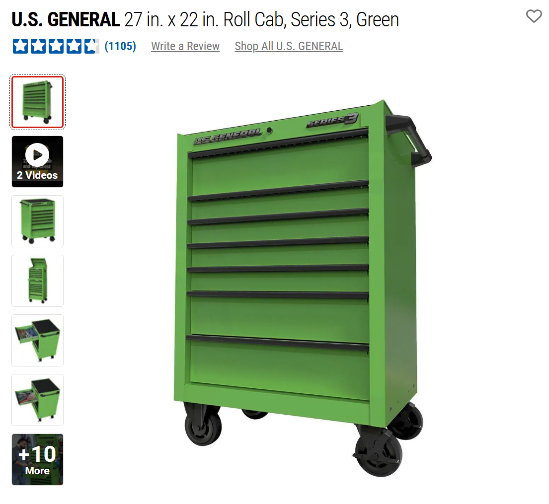 HF Series 3 Cart - Dual Tank Welding Cart Kit - Harbor Freight Green Powder Coat