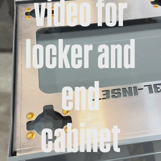 INSTALL VIDEO FOR LOCKER AND END CABINET KIT